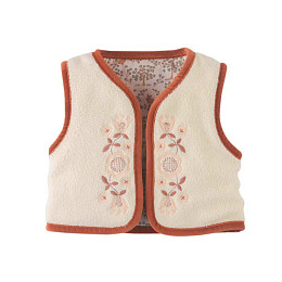 Жилет двусторонний Gingersnaps "Baby Glade", ваниль с карамелью